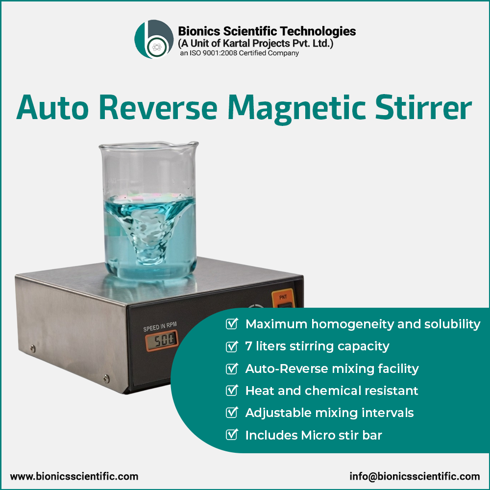Auto-reverse Magnetic Stirrer w/ Tachometer & Timer Auto-reverse Magnetic Stirrer w/ Tachometer & Timer