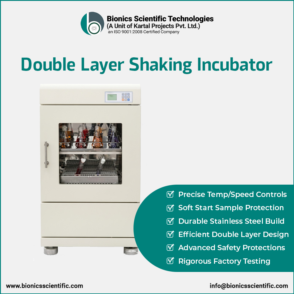 Double Layer Shaking Incubator Double Layer Shaking Incubator