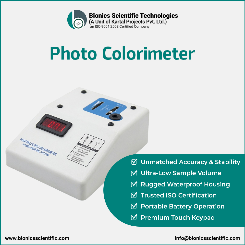 Digital Photo Colorimeter Manufacturer in India Digital Photo Colorimeter