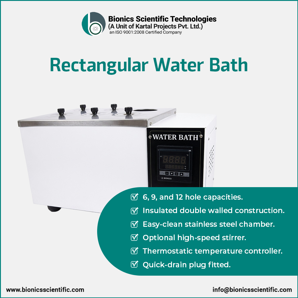 Rectangular Water Bath Manufacturer in India Rectangular Water Bath Manufacturer in India