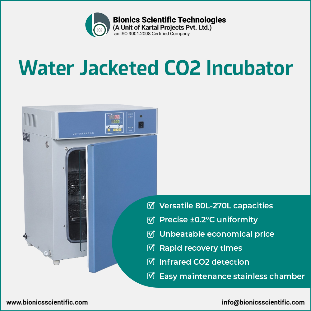 Water Jacketed CO2 Incubator Water Jacketed CO2 Incubator Manufacturers India
