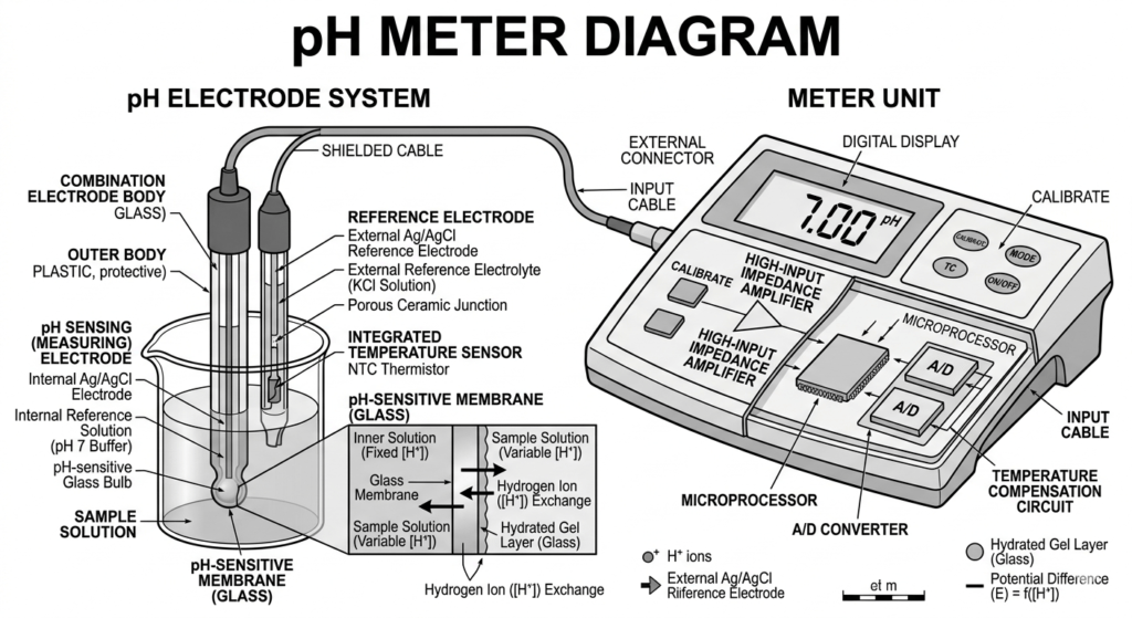 PH Meter 7 Important Uses Working Principle Types PH Meter 7 Important Uses Working Principle Types