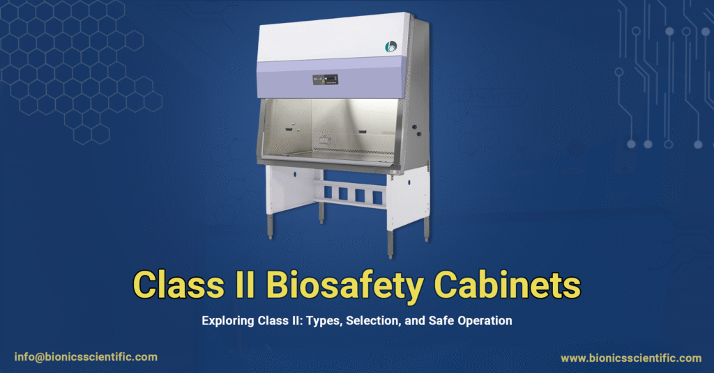 Class II Biosafety Cabinet Guide: Types, Price, Range and Safe Lab Practices 16 Class II Biosafety Cabinet for laboratory safety with airflow protection