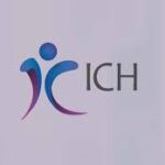 ICH Guidelines logo with abstract human figure design in blue and purple colors