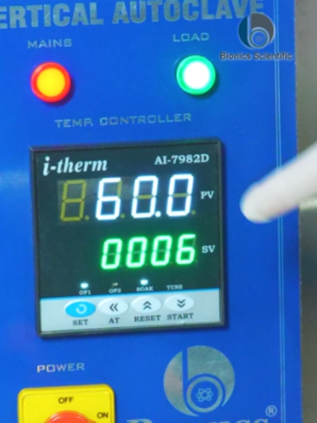 image How to Set Vertical Autoclave Temperature & Timer